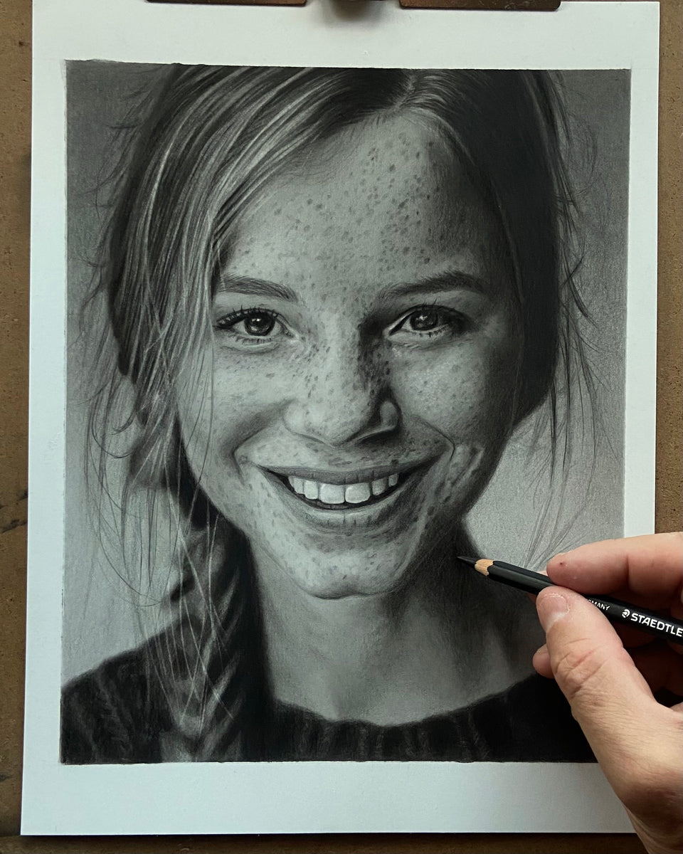 Learn How to Draw Photo Realistic Portraits in Pencil - Single Portrai ...