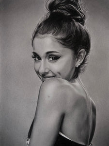 Ariana Grande Portrait Tutorial (A4 Graphite Pencils)